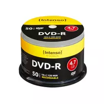 dvd diskai - Intenso DVD-R 16x 4.7GB 50pcs. Cake Box 4101655 - 2 nuotrauka