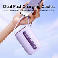 power bank 20000mah - Joyroom JR-L012 Plus Colorful, 20000mAh, 22.5W, juodas - 6 nuotrauka