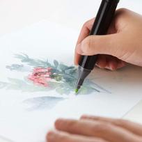 dvipusiai flomasteriai - Dvipusiai flomasteriai InspiraPens, 40 vnt. - 9 nuotrauka