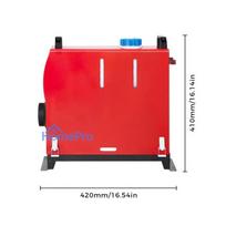dyzelinis sildytuvas - HCALORY HC-A02, 8 kW, dyzelinis (raudonas) - 5 nuotrauka