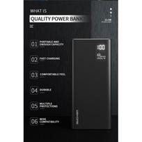 power bank 20000mah - WK Design WP-121, 10000mAh, juodas (black) - 3 nuotrauka