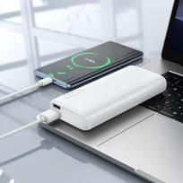 2a baterija - Hoco J158A, 10000mAh, 2A, baltas (white) - 6 nuotrauka