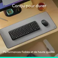 peles - Logitech MK250 Belaidis Klaviatūros ir Pelės Rinkinys Graphite (Grafito) - 3 nuotrauka