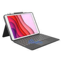 ipad klaviatura - Logitech Combo Touch QWERTZ Šveicarų (Swiss) Graphite - 6 nuotrauka