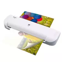 laminavimo aparatas a4 - Laminatorius Olympia A 210, A4, Pilka/Balta (Grey/White) - 4 nuotrauka
