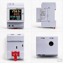energy - Qoltec 50977 Vienfazis 6-in-1 elektros suvartojimo skaitiklis ,  DIN bėgiui ,  230V ,  100A ,  LCD ,  CT ,  3P - 3 nuotrauka