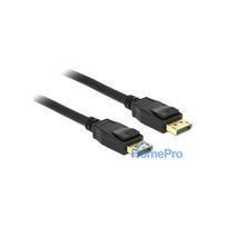 kabelia dp - Kabelis Delock Cable DisplayPort 1.2 male to DisplayPort male 4K 5 m, juoda, 5 m - 2 nuotrauka