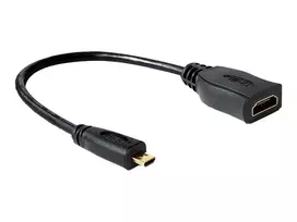 hdmi ethernet adapteris - Delock Cable High Speed HDMI - Micro HDMI w/Ethernet 0.23m - 2 nuotrauka
