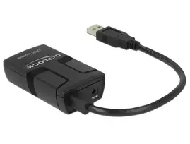 su laidus su izoliacija - Delock USB izoliatoru keitiklis su 5 kV izoliacija / 62588 / Juodas (Black) - 2 nuotrauka