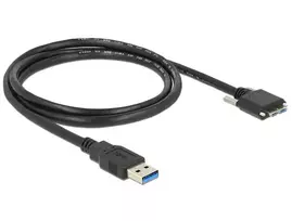 usb 3.0 a micro b - DeLOCK 83597 USB-A į Micro USB B 1m Juodas (Black) - 2 nuotrauka