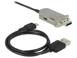 usb c video laidas - Kabelis Delock Active Optical USB-C™ Video Cable 4K 60 Hz 20 m, pilka, 20 m - 3 nuotrauka