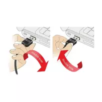 micro usb b 2 0 - Delock Cable USB / USB-micro Black 2m - 2 nuotrauka