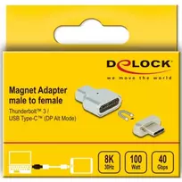thunderbolt 2 adapter - USB adapteris Delock USB-C - Thunderbolt 3 Sidabrinis (66433) - 2 nuotrauka