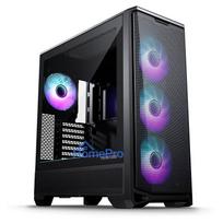 tempered glass pc case - Phanteks Eclipse G400A Midi-Tower Juodas (Black) - 2 nuotrauka