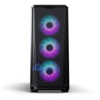 tempered glass pc case - Phanteks Eclipse G400A Midi-Tower Juodas (Black) - 3 nuotrauka