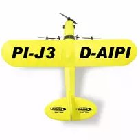 rc lektuvas - Jamara J3-CUB nuotolinio valdymo lėktuvas su giroskopu 2CH 2.4GHz - 6 nuotrauka