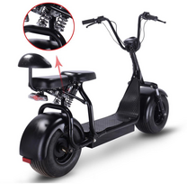 scooter paspirtukai - Ecorider Electric Scooter QS-02 1000 W - 2 nuotrauka