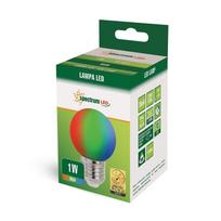 rgb lemputes - Spectrum LED Bulb P45 E27 1W 10lm - 3 nuotrauka