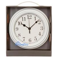 sieniniai laikrodziai - SN Quartz Wall Clock D22cm Black - 2 nuotrauka