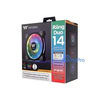 rgb fan - Thermaltake Riing Duo 14 LED RGB TT Premium Edition 140mm 3 Pack - 4 nuotrauka