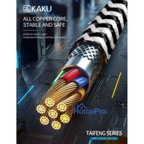 usb type c charging cable - iKaku KSC-107 USB-A to Type-C 1m Black - 3 nuotrauka