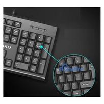 belaide klaviatura kompiuteriui - iKaku KSC-359 Juoda (Black) Belaidė Klaviatūra - 4 nuotrauka