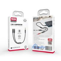 aux cable - XO audio cable 2in1 NB-R197 3.5mm jack - socket, USCXOXNB_R197 - 2 nuotrauka