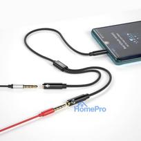 aux cable - XO audio cable 2in1 NB-R197 3.5mm jack - socket, USCXOXNB_R197 - 3 nuotrauka