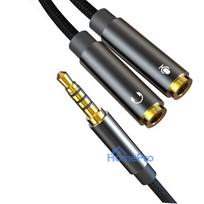aux cable - XO audio cable 2in1 NB-R197 3.5mm jack - socket, USCXOXNB_R197 - 4 nuotrauka