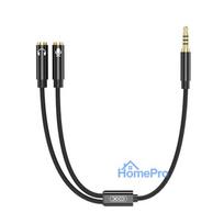aux cable - XO audio cable 2in1 NB-R197 3.5mm jack - socket, USCXOXNB_R197 - 5 nuotrauka