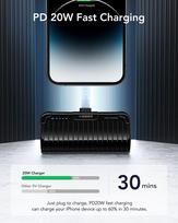 5000 mah power bank - Veger PlugOn (W0558P), 5000mAh, 20W, Lightning, juodas (black) - 8 nuotrauka