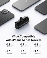 5000 mah power bank - Veger PlugOn (W0558P), 5000mAh, 20W, Lightning, juodas (black) - 9 nuotrauka