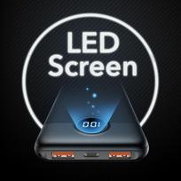 power bank 10000 mah - Veger L10S (W1105PD), 10000mAh, 20W, juodas (black) - 7 nuotrauka
