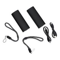 ranku sildytuvas - VEGER W0587, 2 x 5000mAh, 2.4A, rankų šildytuvas, juodas ir sidabrinis - 3 nuotrauka