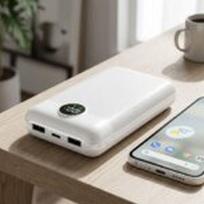 isorine baterija 20000mah - Veger S20 (W2081), 20000mAh, 22.5W, balta - 4 nuotrauka