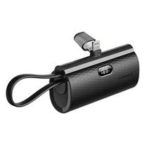 5000 mah power bank - Forcell F-Energy Power Plug F5K3, 5000mAh, 20W, Lightning, juodas (black) - 15 nuotrauka