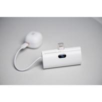 5000 mah power bank - Forcell F-Energy Power Plug F5K3, 5000mAh, 20W, Lightning, balta - 5 nuotrauka