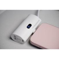 5000 mah power bank - Forcell F-Energy Power Plug F5K3, 5000mAh, 20W, Lightning, balta - 6 nuotrauka