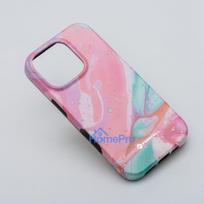 iphone 15 pin - Forcell F-Protect Mirage Military Drop-Tested Case with MagSafe for iPhone 15 Pro Max Rožinis Marmuras (Pink Marble) - 11 nuotrauka