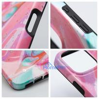 iphone 15 pin - Forcell F-Protect Mirage Military Drop-Tested Case with MagSafe for iPhone 15 Pro Max Rožinis Marmuras (Pink Marble) - 13 nuotrauka