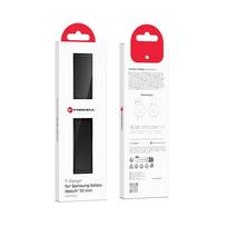 20 mm apyrankes - Forcell F-Design FS20 magnetinis dirželis Samsung Galaxy Watch 20mm Juodas (Black) - 2 nuotrauka