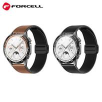 20 mm apyrankes - Forcell F-Design FS20 magnetinis dirželis Samsung Galaxy Watch 20mm Juodas (Black) - 3 nuotrauka