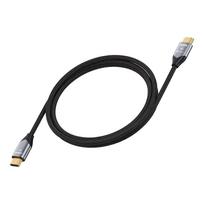 hdmi 2.1 kabelis - Forcell HDMI 2.1 kabelis Cafule 1 m Juodas (Black) - 7 nuotrauka