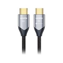 hdmi 2.1 kabelis - Forcell Cafule HDMI 2.1 8K 60Hz / 4K 120Hz Kabelis 3m Juodas (Black) - 10 nuotrauka