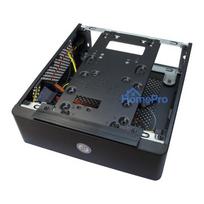 mini itx korpusas - Inter-Tech ITX-603 Black (Juodas) - 2 nuotrauka