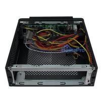 mini itx korpusas - Inter-Tech ITX-603 Black (Juodas) - 6 nuotrauka