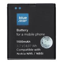 telefonas nokia n95 - BlueStar Battery For Nokia N95/N96/E65 Li-Ion 1100mAh Analog - 6 nuotrauka