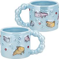 aksolotlis - Paladone Minecraft Axolotl Bubble Shaped Mug, rožinis (Pink) - 4 nuotrauka