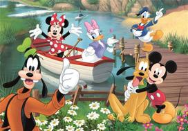 puzzle 5 d - Clementoni Super Color Mickey 26594, 33.5 x 23.5 cm, 60 det. - 2 nuotrauka