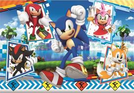 zaidimai sonic - Clementoni Sonic 28526, 42 x 62 cm, 24 det. - 2 nuotrauka